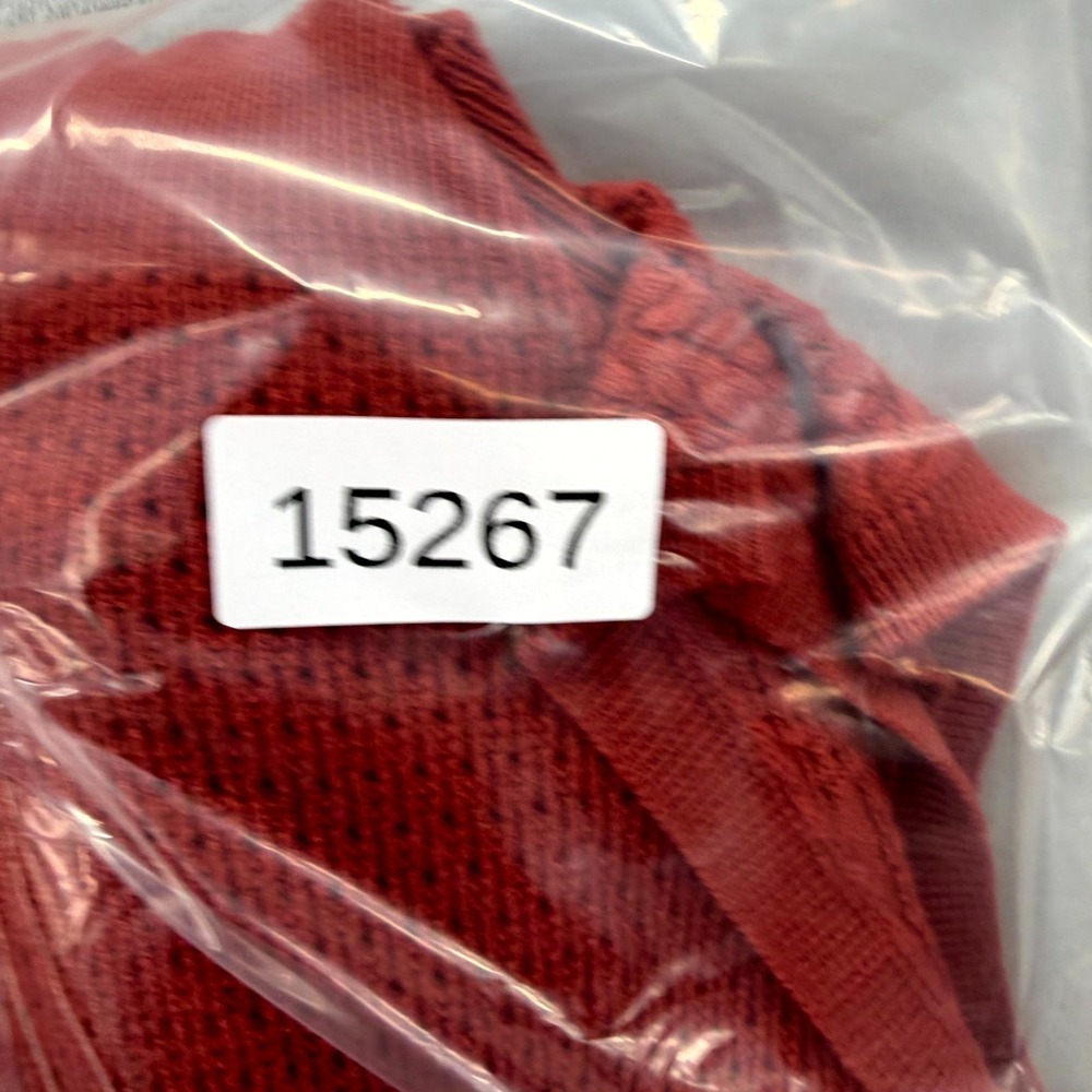 Intimately Free People Sweater Vest Womens Medium Rubies Knit Sheer Mock Neck - Picture 7 of 7
